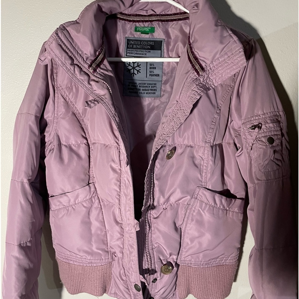 COPY - United colors of Benetton warm winter coat! Woman’s suze sm - Picture 5 of 16